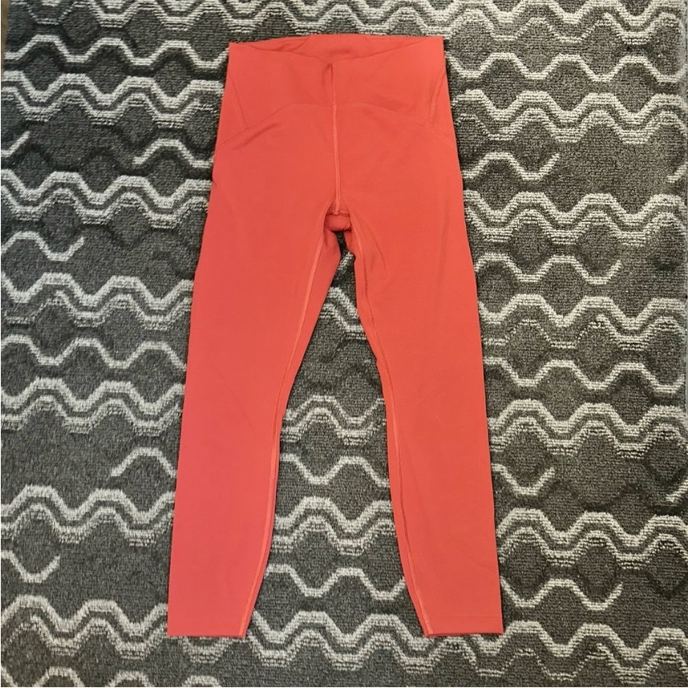 Lululemon Burnt Orange high rise leggings!